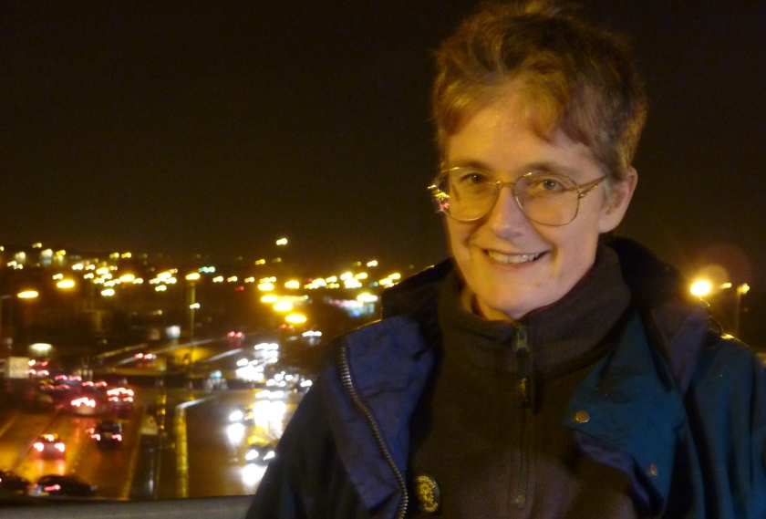 Fiona Radic in 2013 on top of Queensgate car park.